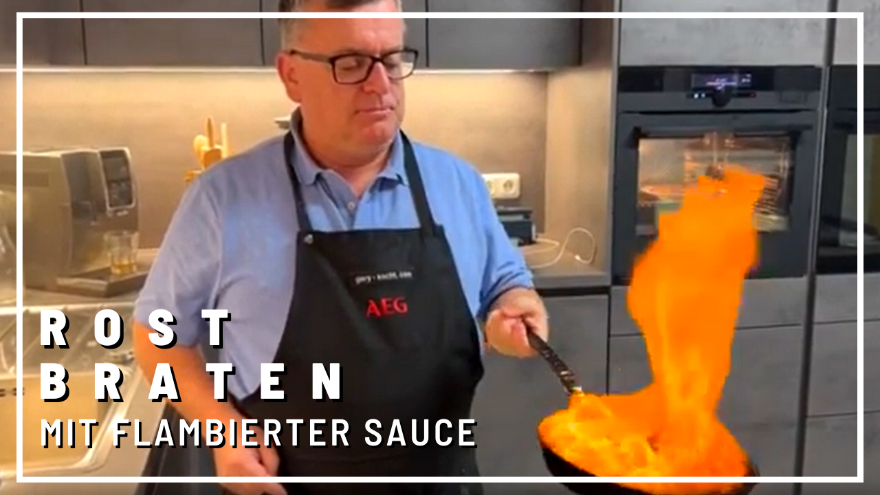 Rostbraten mit flambierter Sauce - Gerykocht gratis Videorezept